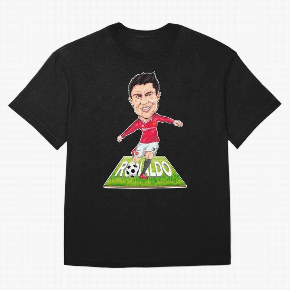 Cristiano Ronaldo Oversized T-Shirt Capture Stadium Memories from Global Football Passion for FIFA World Cup 2026, Driven by Messi, Neymar and Mbappe, Portugal, Vintage Soccer Flavor, Modern Football Stars, National Flags and Final Night Emotion;