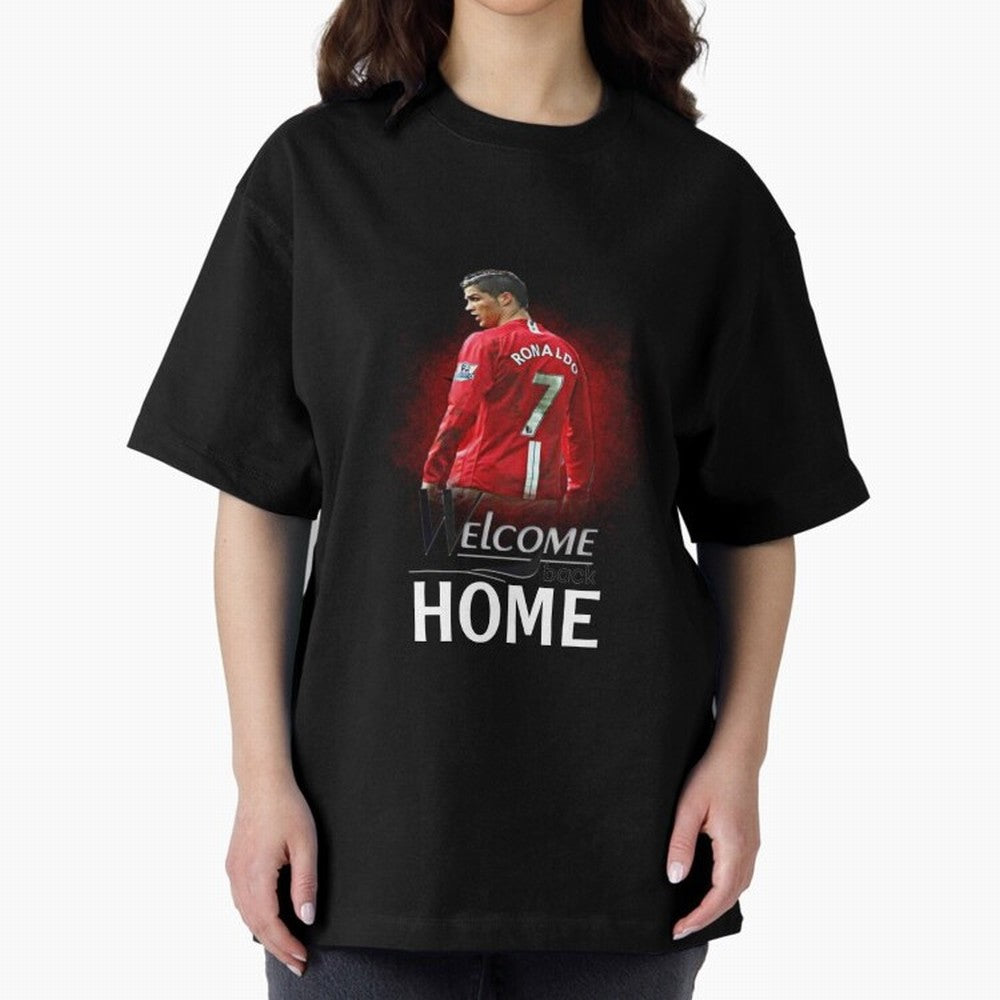 Cristiano Ronaldo welcome back - Manchester Oversized T-Shirt Get Ready for FIFA World Cup 2026 Spirit, Built around Netherlands, Messi, Neymar and Mbappe, Football History, Final Match Energy, Crowd Noise and Once in a Lifetime Moments; Ideal for