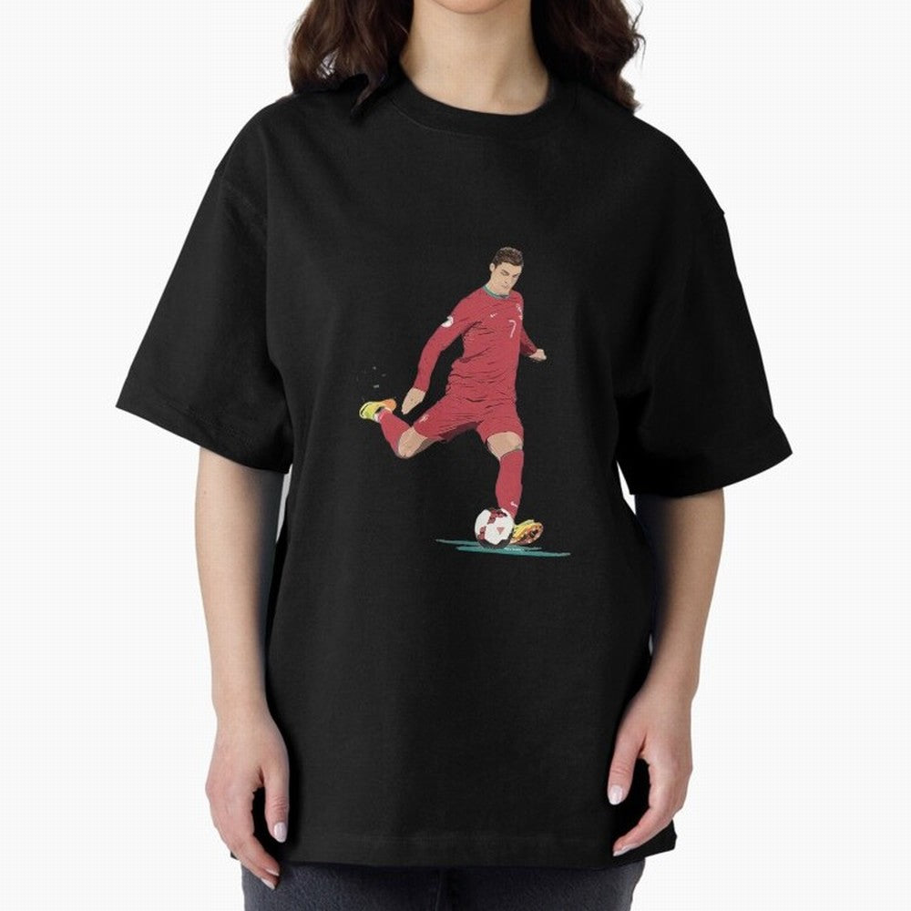 Cristiano ronaldo portugal 2022 Oversized T-Shirt Bring a Vintage Feel to the FIFA World Cup 2026 Group Stage Journey through Cristiano Ronaldo, Haaland and CR7 Highlights, Brazil, Portugal and Argentina Pride, Tournament Hype, Historic Matchups,