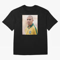 Art Ronaldo Luis Nazario de Lima Oversized T-Shirt Show Your Love for FIFA World Cup 2026 USA Canada Mexico Spirit, Highlighting France and Portugal, Mbappe, Championship Spirit, Famous Goals, Roaring Crowds and International Football Unity;