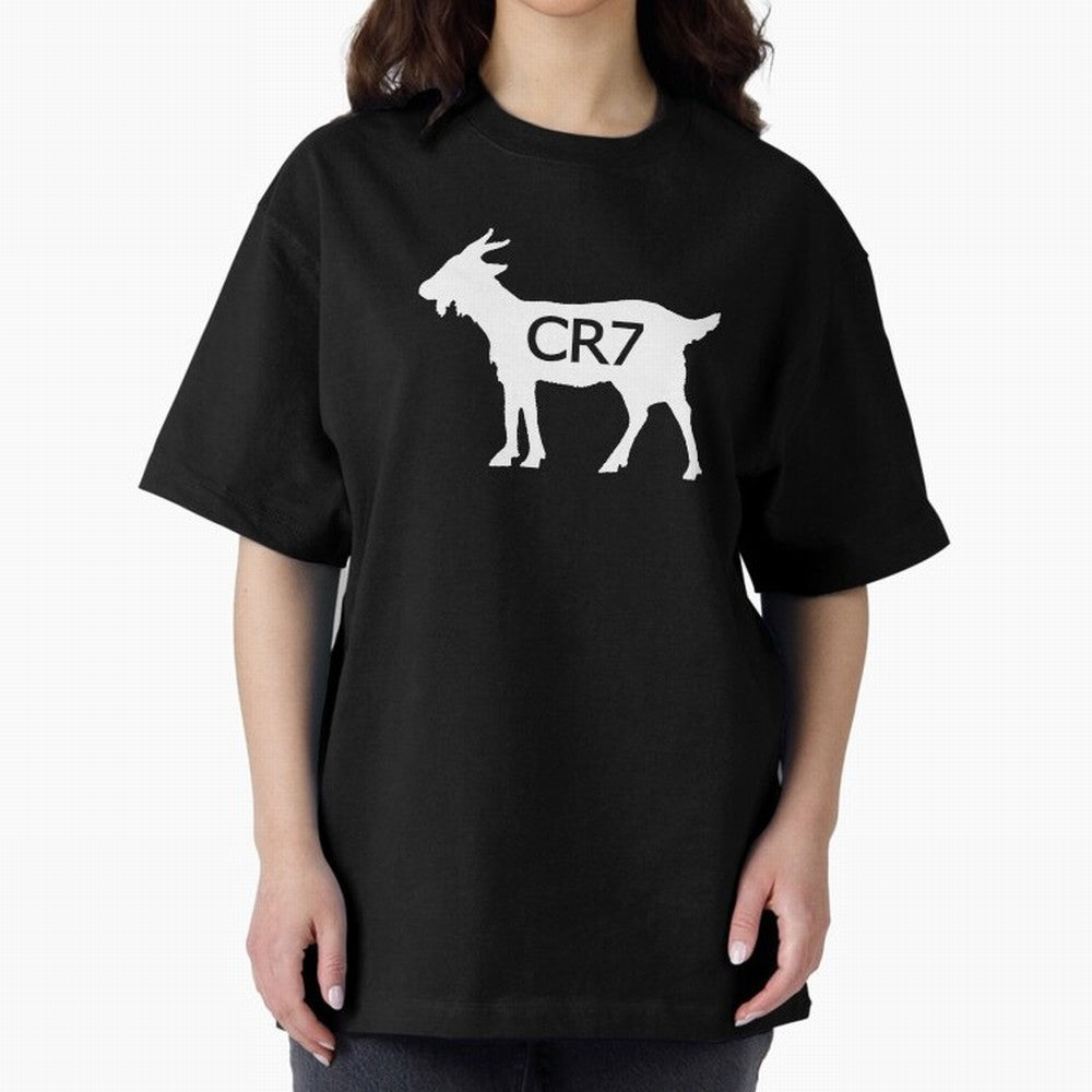 CR7 GOAT Oversized T-Shirt Remember Iconic Moments from FIFA World Cup 2026 Group Stage Driven by Messi, CR7 and Mbappe, Argentina, France and Brazil Energy, Worldwide Fan Energy, Dramatic Goals, Stadium Lights and Championship Celebrations; Ideal