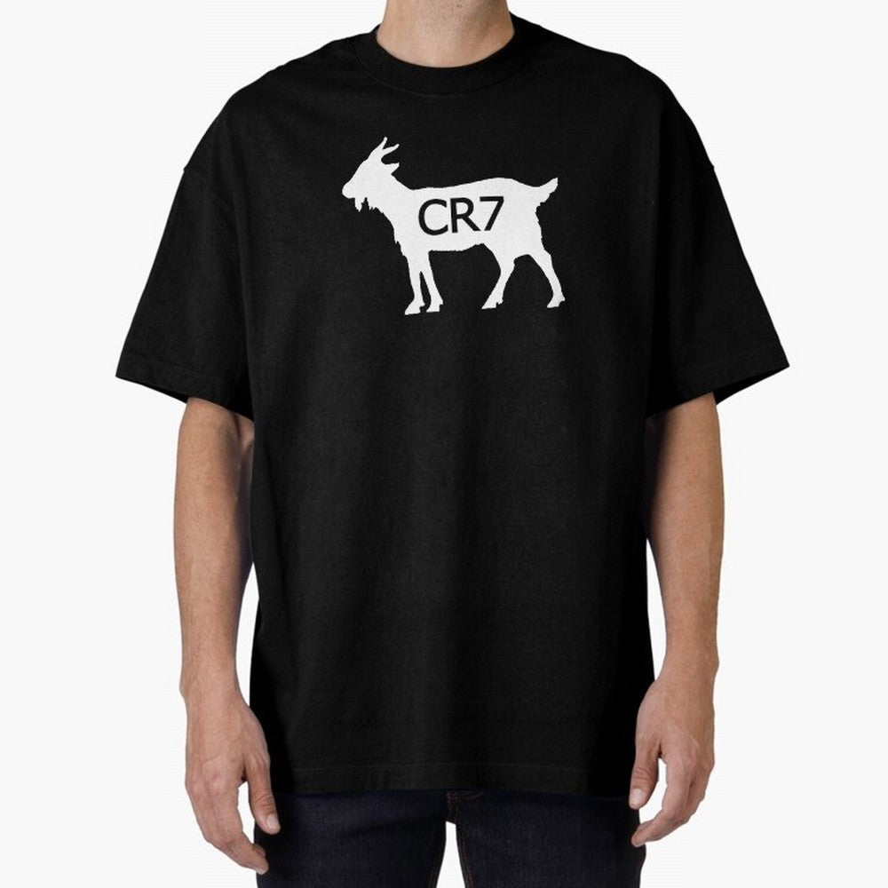 CR7 GOAT Oversized T-Shirt Remember Iconic Moments from FIFA World Cup 2026 Group Stage Driven by Messi, CR7 and Mbappe, Argentina, France and Brazil Energy, Worldwide Fan Energy, Dramatic Goals, Stadium Lights and Championship Celebrations; Ideal