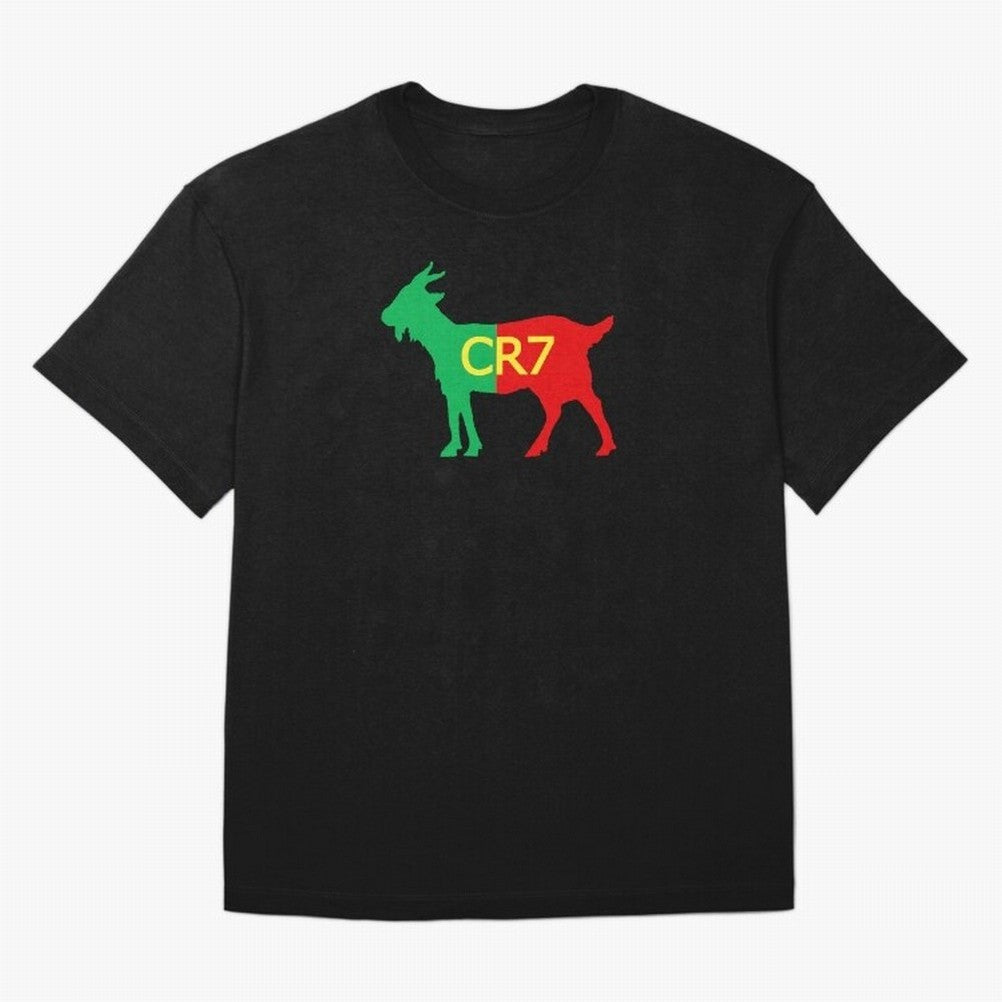 CR7 GOAT Tuga 3 Oversized T-Shirt Celebrate the Stars of the FIFA World Cup 2026 USA Canada Mexico Journey through Cristiano Ronaldo, Haaland and CR7 Highlights, Netherlands Pride, Vintage Soccer Flavor, Modern Football Stars, National Flags and