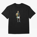 Cristiano Ronaldo CR7 Game Time Pixel Artwork Futbol Soccer Oversized T-Shirt Celebrate the Magic of the FIFA World Cup 2026 Group Stage Journey through Messi and Cristiano Ronaldo Highlights, Argentina, France and Brazil Pride, Championship