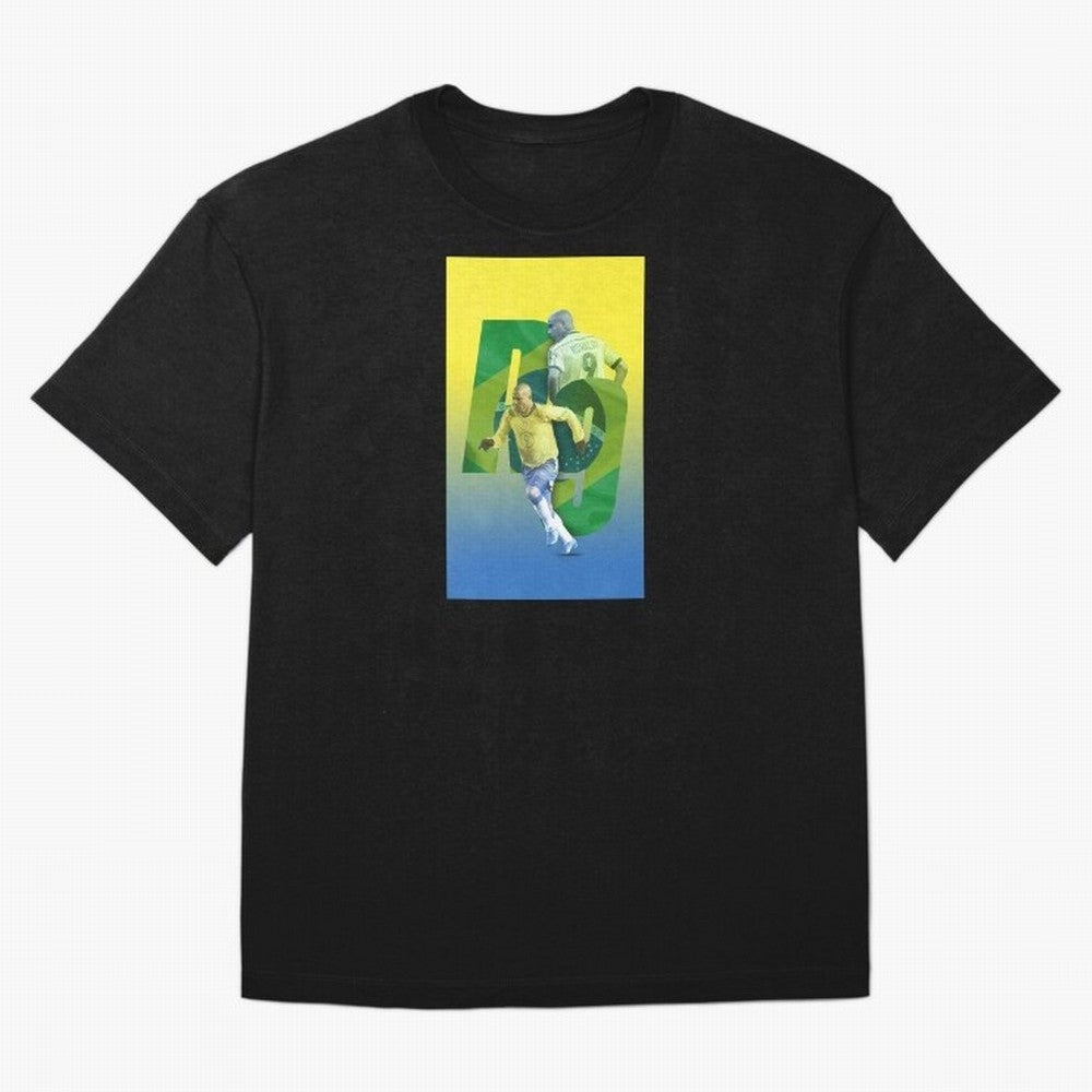Ronaldo Luis Nazario de Lima Illustration Oversized T-Shirt Relive the FIFA World Cup 2026 USA Canada Mexico Journey through Neymar, Haaland and Cristiano Ronaldo Highlights, France and Portugal Pride, Global Supporter Spirit, Legendary Goals,