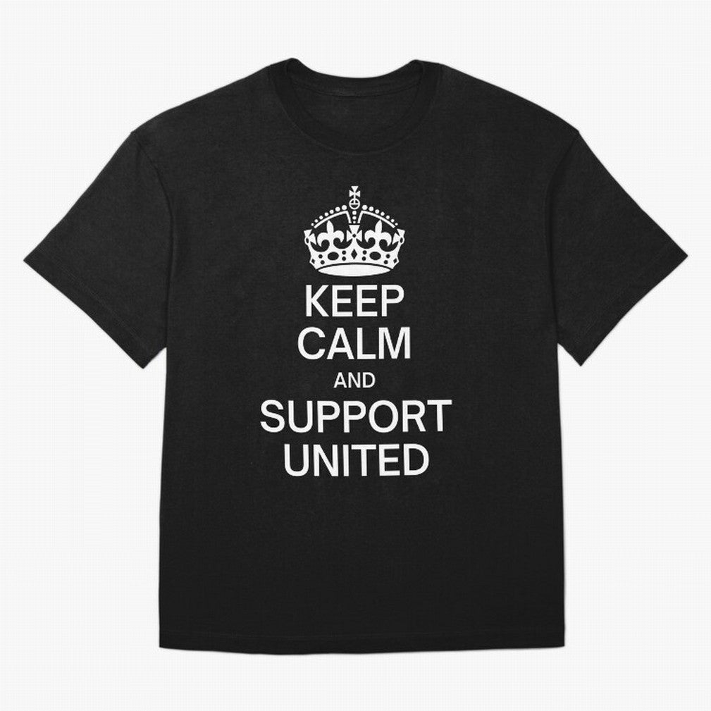 Keep Calm and Support United Oversized T-Shirt Enjoy the FIFA World Cup 2026 Group Stage Journey through Cristiano Ronaldo Highlights, Netherlands Pride, Football Festival Excitement, Trophy Ambitions, Country Rivalries and Star Player Buzz; Made