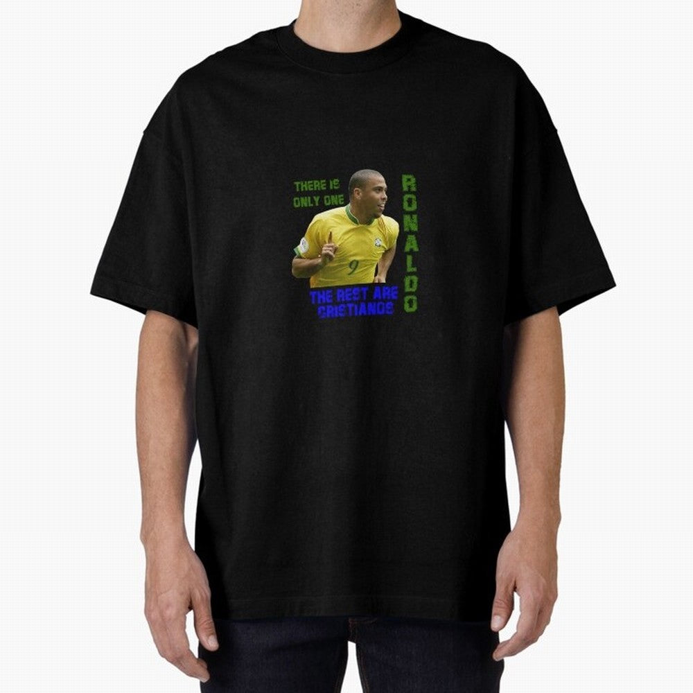 There is only one Ronaldo, the rest are Cristianos - Ronaldo Football Meme Oversized T-Shirt Discover Match Day Hype around FIFA World Cup 2026, Cristiano Ronaldo, Haaland and CR7, Brazil, Vintage Soccer Flavor, Modern Football Stars, National