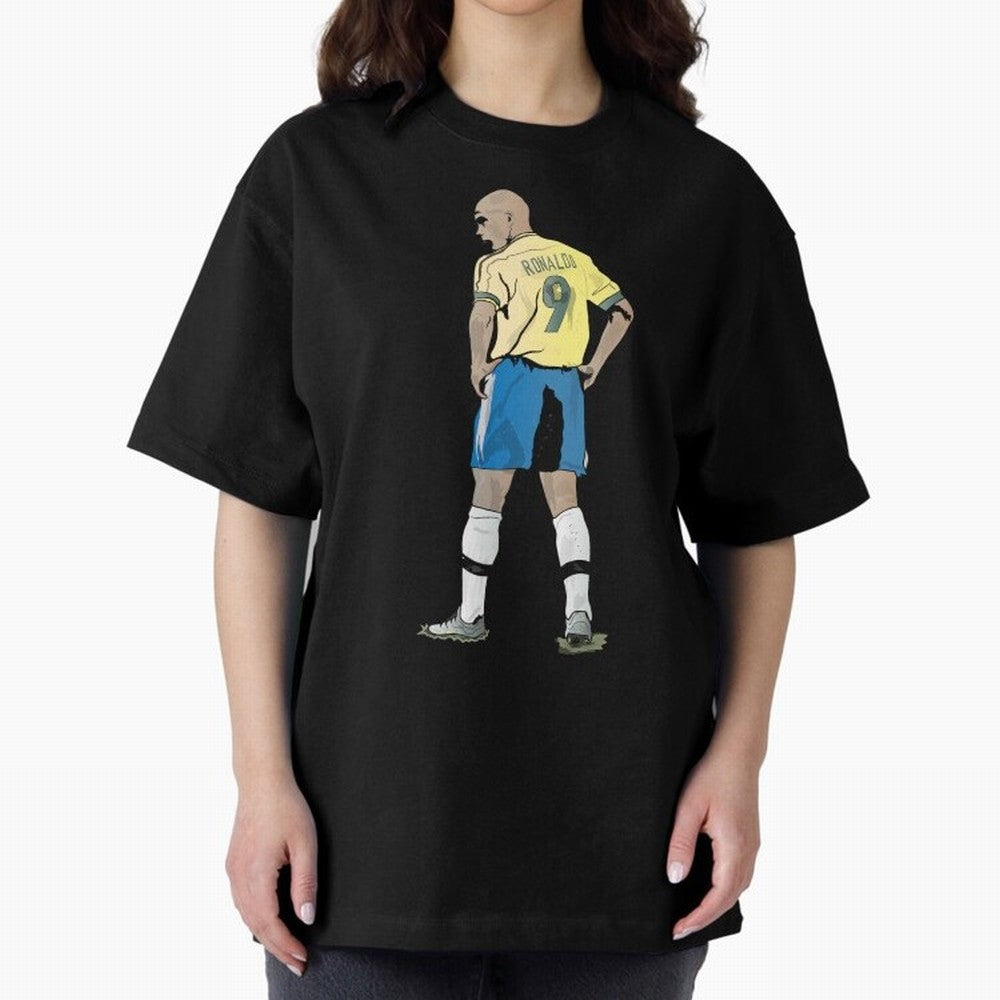 RONALDO NAZARIO 9 Oversized T-Shirt Back Your Heroes with FIFA World Cup 2026 Group Stage Made for Messi, Neymar and Mbappe, Spain and Netherlands Energy, Goal Celebration Energy, Supporter Heritage, Football Icons and Worldwide Tournament Joy;