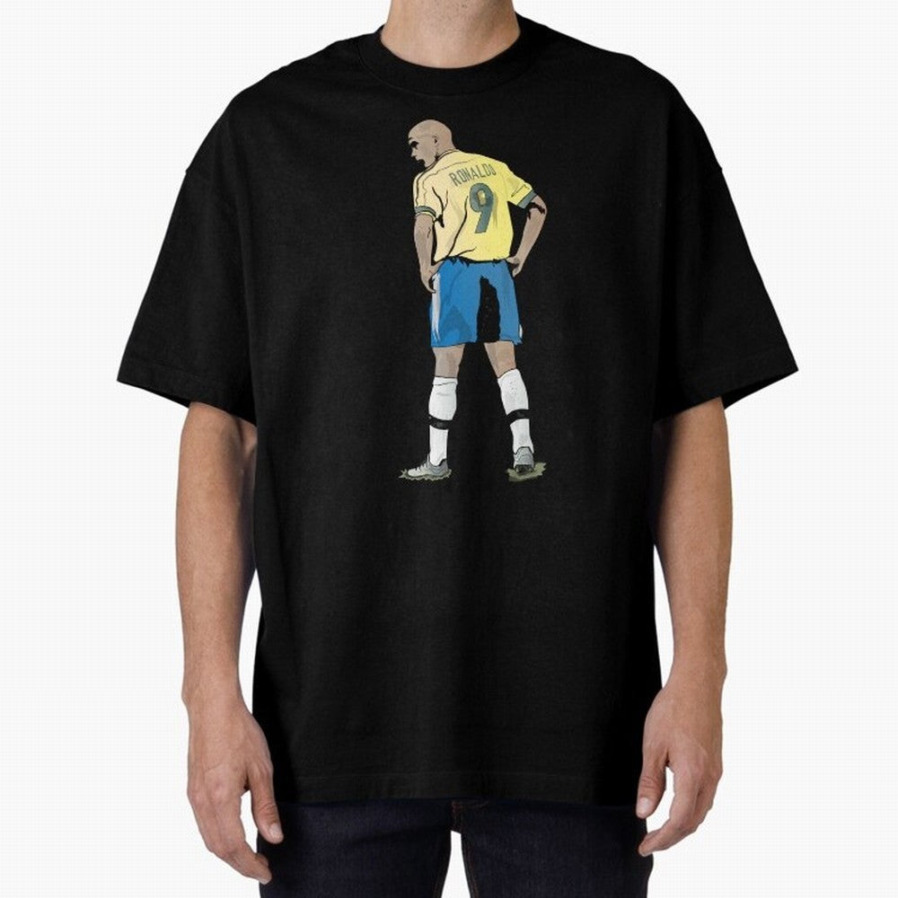 RONALDO NAZARIO 9 Oversized T-Shirt Back Your Heroes with FIFA World Cup 2026 Group Stage Made for Messi, Neymar and Mbappe, Spain and Netherlands Energy, Goal Celebration Energy, Supporter Heritage, Football Icons and Worldwide Tournament Joy;