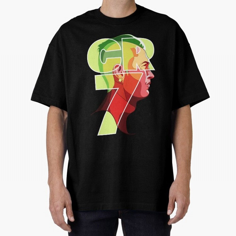CR7 Football Legend ¨C Cristiano Ronaldo Inspired Design for True Fans Oversized T-Shirt Join the Global Buzz around Match Day Hype around FIFA World Cup 2026 Group Stage, Messi and Cristiano Ronaldo, Portugal, Champion Mindset, Group Stage Buzz,