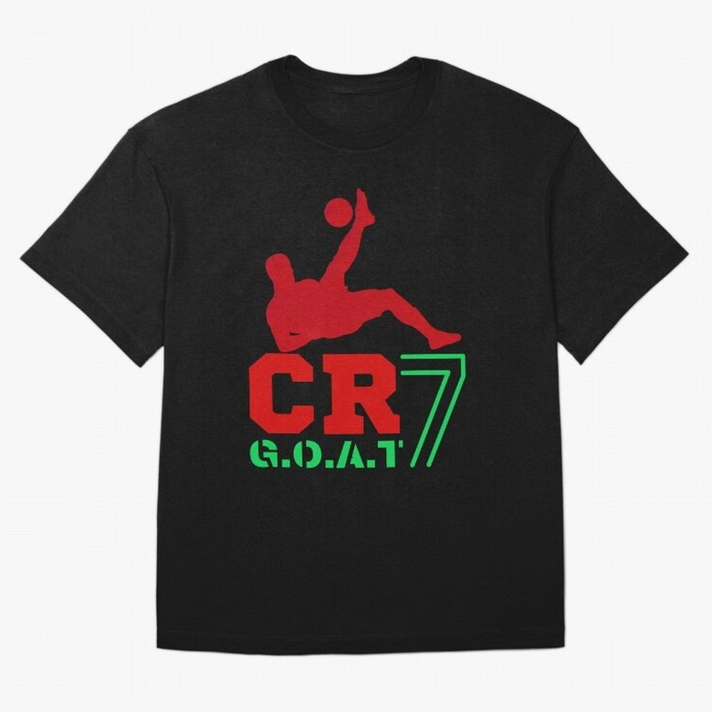 CR7 G.O.A.T Oversized T-Shirt Stand Out with Spirit from the FIFA World Cup 2026 Journey through Neymar, Haaland and Cristiano Ronaldo Highlights, Argentina and Brazil Pride, Fan Favorite Moments, National Team Passion, Big Match Drama and Soccer