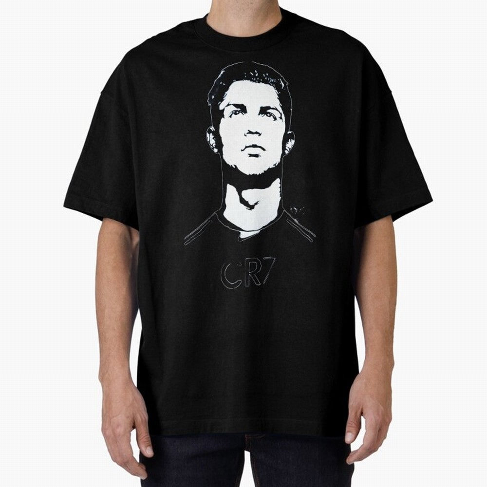 Cristiano Ronaldo Oversized T-Shirt Create FIFA World Cup 2026 USA Canada Mexico for Fans of Cristiano Ronaldo, Haaland and CR7 and Argentina, Bringing Match Day Excitement, Supporter Culture, Golden Goals and Global Football Passion; Perfect for