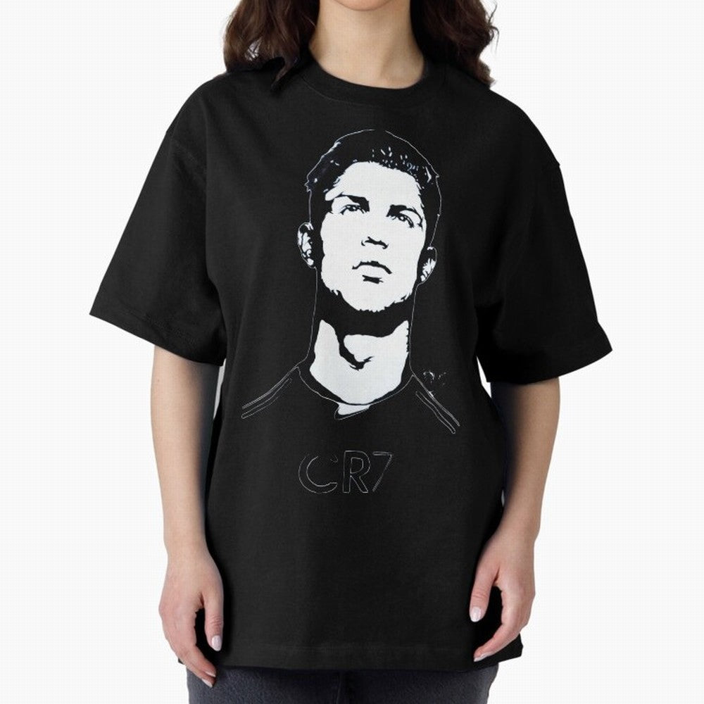 Cristiano Ronaldo Oversized T-Shirt Create FIFA World Cup 2026 USA Canada Mexico for Fans of Cristiano Ronaldo, Haaland and CR7 and Argentina, Bringing Match Day Excitement, Supporter Culture, Golden Goals and Global Football Passion; Perfect for