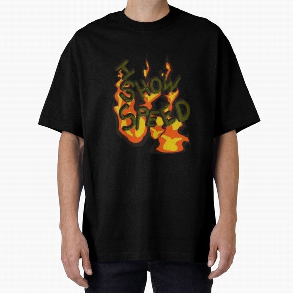 ISHOWSPEED MERCH LOGO 2 Oversized T-Shirt Relive the Noise and Pride of FIFA World Cup 2026 Inspired by Haaland, Portugal, Spain and Germany Energy, Game Day Rituals, Football Legends, Country Pride and the Road to the Final; Perfect for People Who