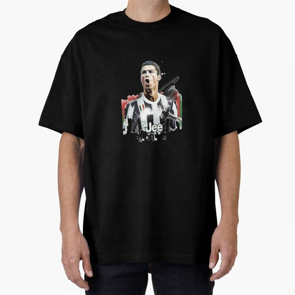 Ronaldo Oversized T-Shirt Feel the Trophy Chase of Global Football Passion for FIFA World Cup 2026 Group Stage, Inspired by Cristiano Ronaldo, France, Football History, Final Match Energy, Crowd Noise and Once in a Lifetime Moments; Made for Die