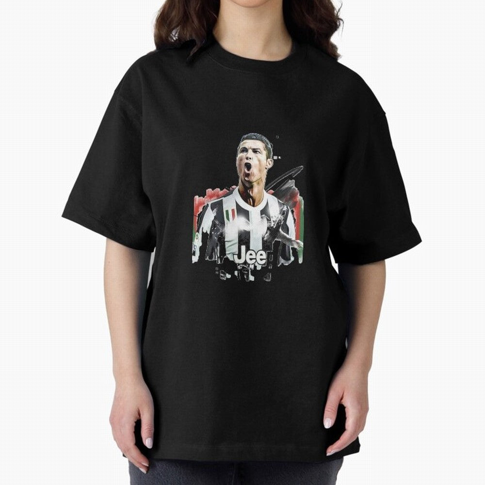Ronaldo Oversized T-Shirt Feel the Trophy Chase of Global Football Passion for FIFA World Cup 2026 Group Stage, Inspired by Cristiano Ronaldo, France, Football History, Final Match Energy, Crowd Noise and Once in a Lifetime Moments; Made for Die