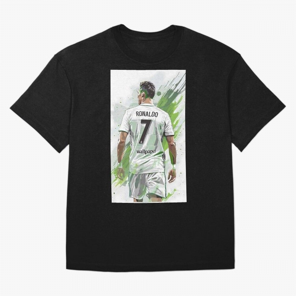 Ronaldo Oversized T-Shirt Live for the Drama of FIFA World Cup 2026 Centered on Haaland, Brazil, Portugal and Argentina Energy, Vintage Soccer Flavor, Modern Football Stars, National Flags and Final Night Emotion; Ideal for Football Dads, Football