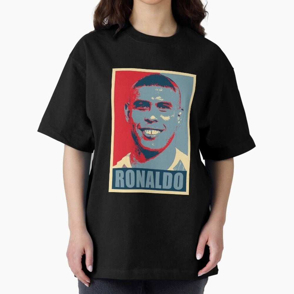 Ronaldo De Lima Hope Oversized T-Shirt Show Your Stadium Side during FIFA World Cup 2026 Spirit, Filled with Argentina, Neymar, Haaland and Cristiano Ronaldo, Soccer Culture, Superstar Moments, National Team Dreams and Competitive Fire; Great for