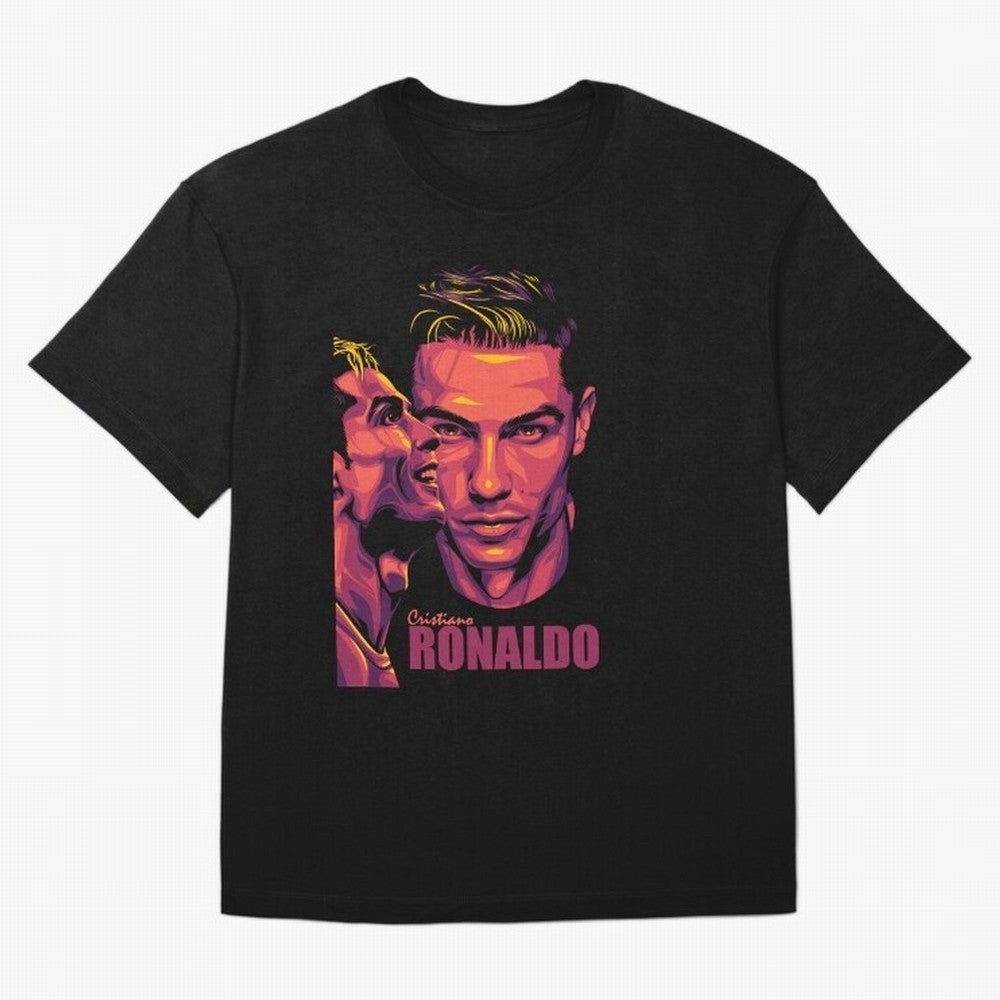 Cristiano Ronaldo Glow in the Dark Oversized T-Shirt Make Every Kick Count in Global Football Passion for FIFA World Cup 2026, Highlighting Cristiano Ronaldo, Haaland and CR7, England, France and Netherlands, Champion Mindset, Group Stage Buzz,
