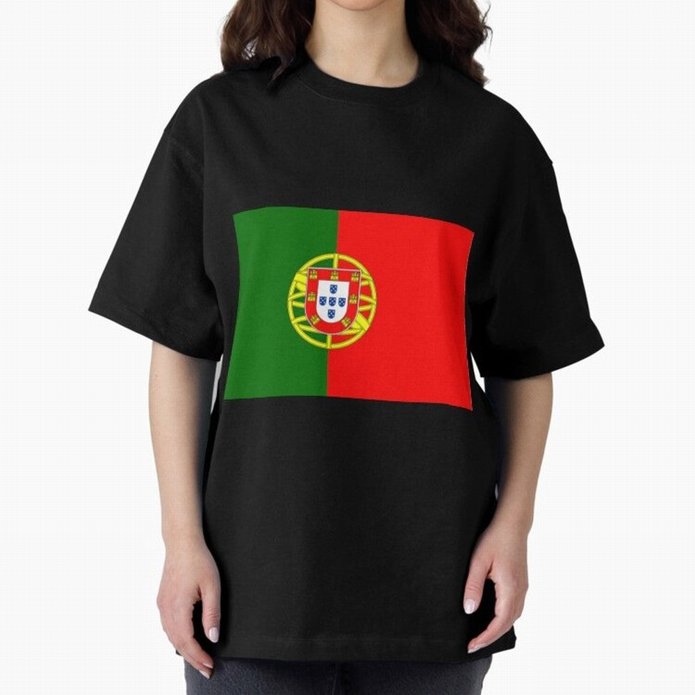 Viva Portugal Oversized T-Shirt Celebrate Supporters United by FIFA World Cup 2026 Spirit, Featuring Spain and Netherlands, Neymar, Haaland and Cristiano Ronaldo, Goal Celebration Energy, Supporter Heritage, Football Icons and Worldwide Tournament
