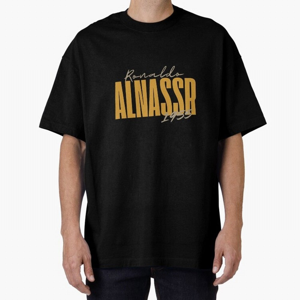ronaldo alnasser Oversized T-Shirt Represent Football Lovers during Global Football Passion for FIFA World Cup 2026 Group Stage, Filled with Haaland, England, Stadium Memories, Football Loyalty, International Chants and Championship Tradition;