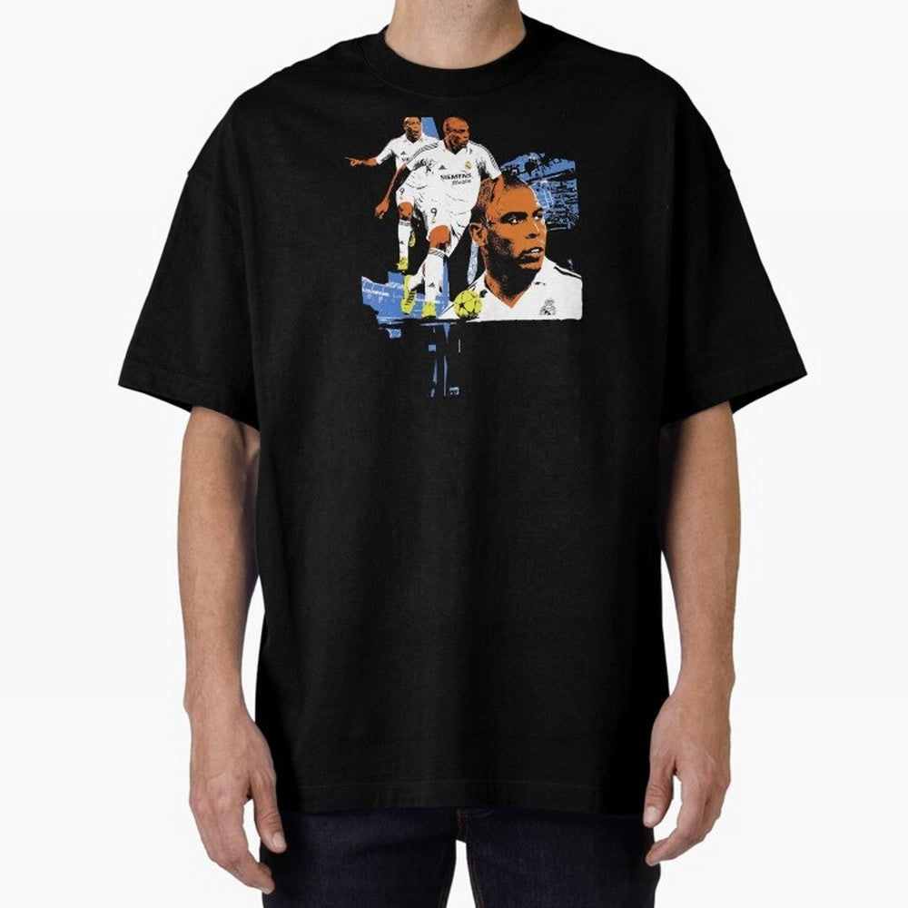 RonaldoO Fen?meno Vintage Football Bootleg Oversized T-Shirt Celebrate Soccer Greatness during FIFA World Cup 2026 Celebrating Cristiano Ronaldo, Haaland and CR7, Argentina, France and Brazil Energy, Goal Celebration Energy, Supporter Heritage,