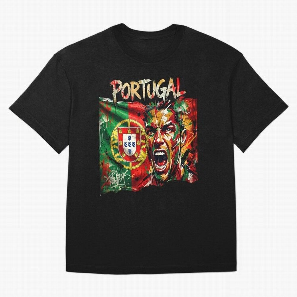 PORTUGAL FOOTBALL TEAM Oversized T-Shirt Join the Countdown to Match Day Hype around FIFA World Cup 2026, Neymar, Germany, Stadium Chants, National Pride, Trophy Dreams and Unforgettable Football Memories; Made for Collectors Who Enjoy Iconic