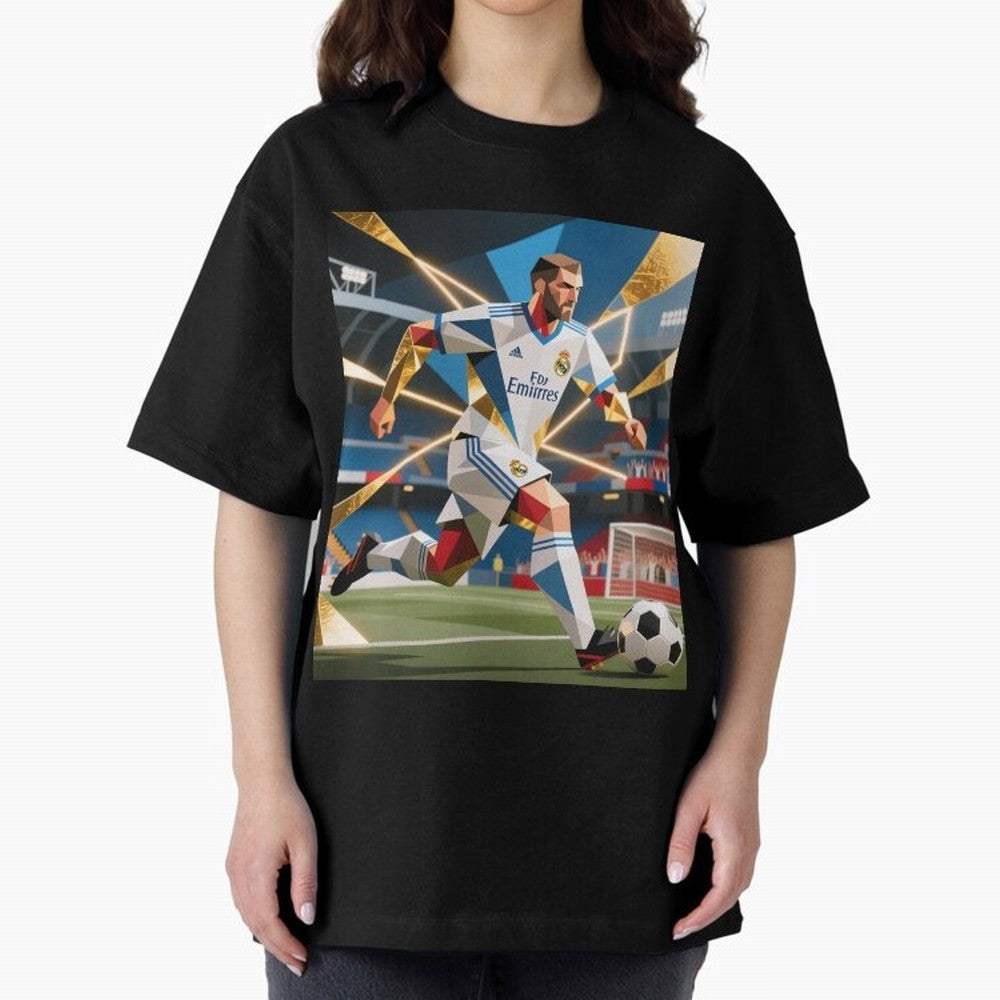 Madridistas Oversized T-Shirt Show Fan Pride Across Global Football Passion for FIFA World Cup 2026 Group Stage, Connected to Messi, CR7 and Mbappe, France and Portugal, Soccer Culture, Superstar Moments, National Team Dreams and Competitive Fire;