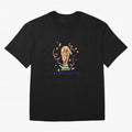FIFA World Cup 2026 Oversized T-Shirt Join the Countdown to the FIFA World Cup 2026 Group Stage Journey through Haaland and Mbappe Highlights, Argentina, France and Brazil Pride, Championship Spirit, Famous Goals, Roaring Crowds and International