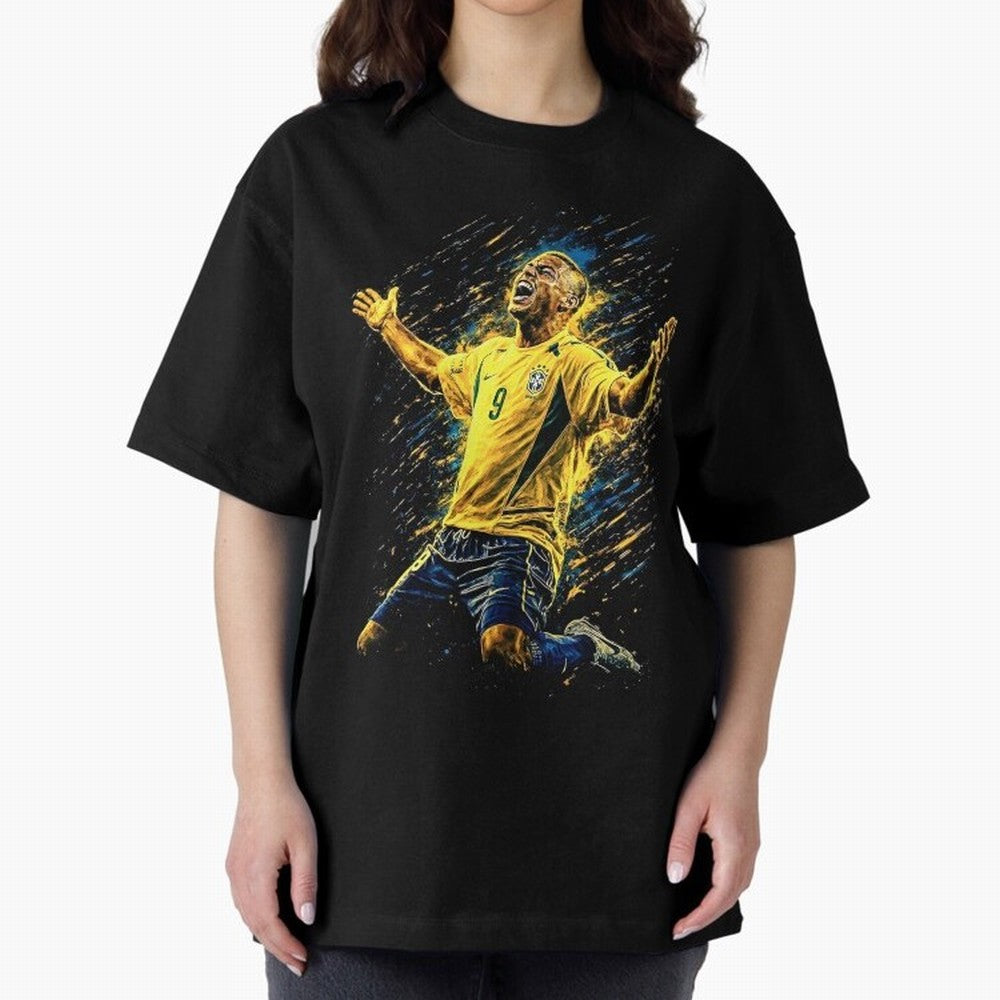 R9 Ronaldo Football Legend Oversized T-Shirt Feel the Roar of FIFA World Cup 2026 Group Stage Spirit, Inspired by Spain, Mbappe and Neymar, Football Passion, Legendary Performances, Festival Vibes and Supporter Community; Built for Supporters