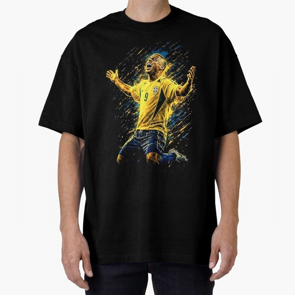 R9 Ronaldo Football Legend Oversized T-Shirt Feel the Roar of FIFA World Cup 2026 Group Stage Spirit, Inspired by Spain, Mbappe and Neymar, Football Passion, Legendary Performances, Festival Vibes and Supporter Community; Built for Supporters