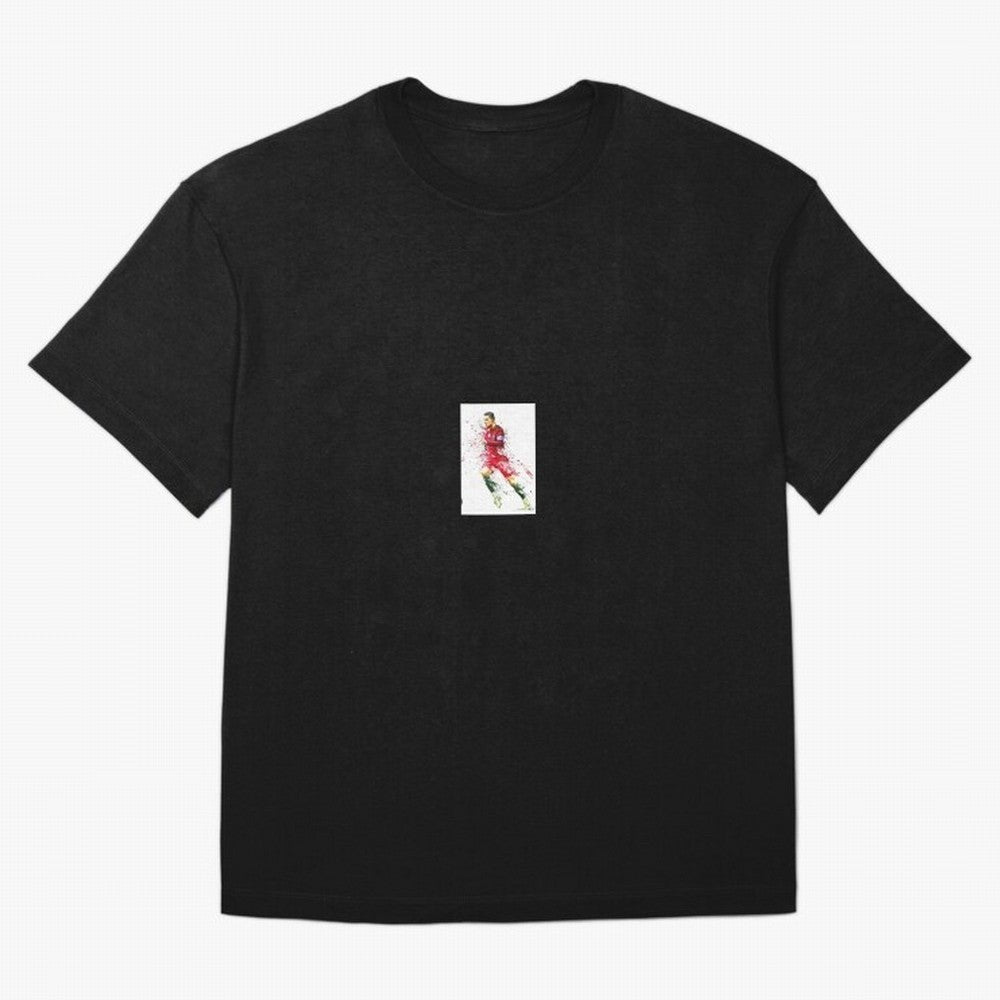 Ronaldo sticker Oversized T-Shirt Bring FIFA World Cup 2026 USA Canada Mexico Spirit, Made for England, Haaland, Vintage Soccer Flavor, Modern Football Stars, National Flags and Final Night Emotion; Made for Collectors Who Enjoy Iconic Players,