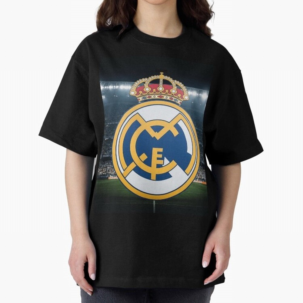 The Madridista Vikings Oversized T-Shirt Bring International Match Energy to Global Football Passion for FIFA World Cup 2026 USA Canada Mexico, Inspired by Haaland, Brazil, Football Festival Excitement, Trophy Ambitions, Country Rivalries and Star