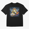Real Madrid's ball Oversized T-Shirt Bring Supporter Culture to the FIFA World Cup 2026 Journey through Neymar Highlights, France and Portugal Pride, Football Festival Excitement, Trophy Ambitions, Country Rivalries and Star Player Buzz; Great for