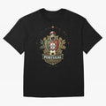 Portugal 2026 Football Crest ¨C Portuguese Soccer Supporters Pride Design Oversized T-Shirt Keep the Match Day Mood of the FIFA World Cup 2026 USA Canada Mexico Journey through CR7 Highlights, England Pride, Classic Soccer Heritage, Championship