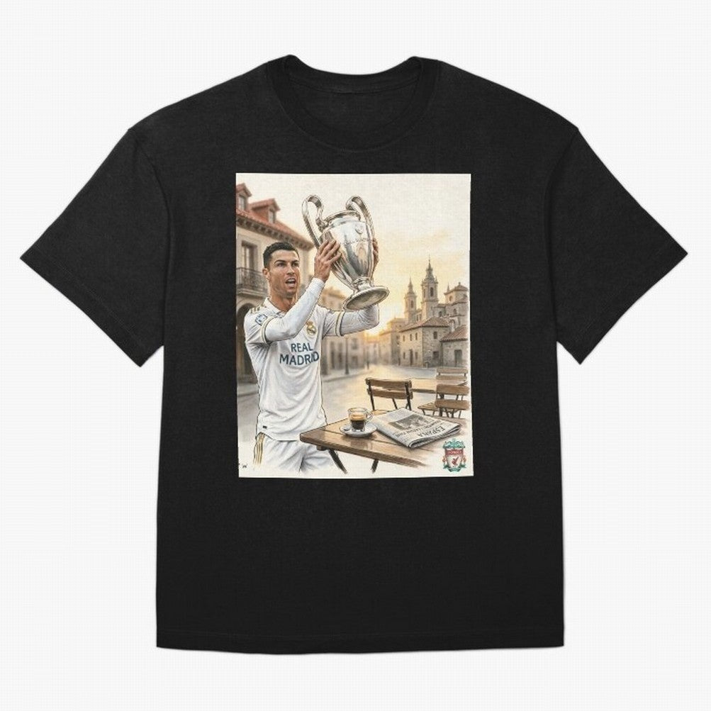 Madrid Oversized T-Shirt Remember Iconic Moments from FIFA World Cup 2026 Group Stage for Fans of Haaland and Mbappe and Spain, Bringing Supporter Pride, Iconic Celebrations, Legendary Names and Global Match Day Energy; Ideal for Passionate Fans