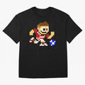 Ronaldo Manchester United (8-bit Football / Soccer Player) Oversized T-Shirt Bring Champion Energy into Match Day Hype around FIFA World Cup 2026, Messi, Spain, Vintage Soccer Flavor, Modern Football Stars, National Flags and Final Night Emotion;