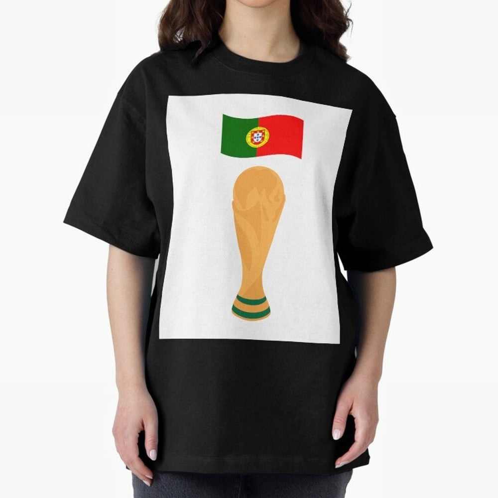Portugal Football Fan T-Shirt Oversized T-Shirt Support the Legends of FIFA World Cup 2026 Group Stage Built around Haaland, England and Germany Energy, Global Supporter Spirit, Legendary Goals, National Colors and Tournament Celebration; Ideal for