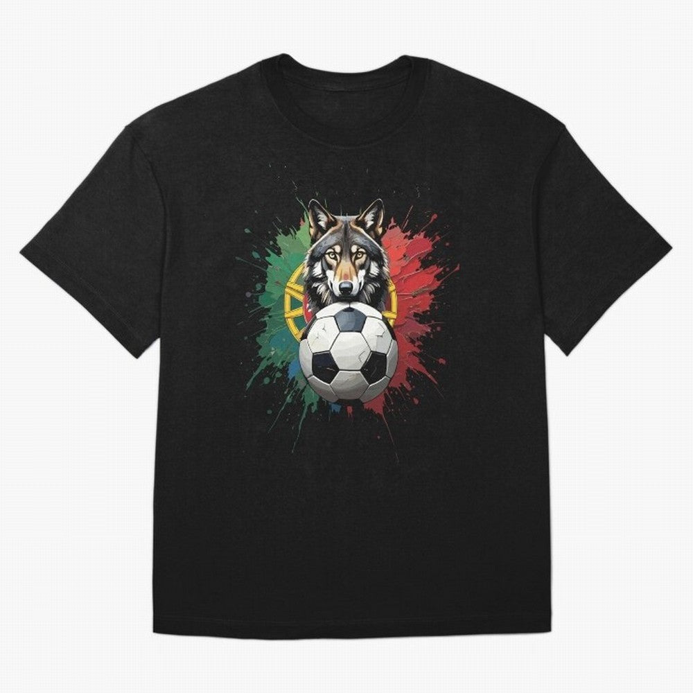 Portugal 2026 Soccer dog - World Cup Football Oversized T-Shirt Bring Legendary Rivalry Energy to the FIFA World Cup 2026 Group Stage Journey through Haaland Highlights, Argentina, France and Brazil Pride, Football History, Final Match Energy,