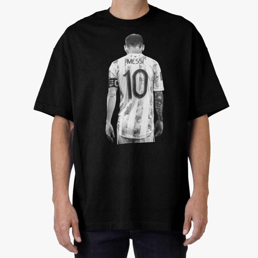 messi Oversized T-Shirt Support Your Favorite Stars during Global Football Passion for FIFA World Cup 2026 USA Canada Mexico, Celebrating CR7 and Messi, Spain, Supporter Pride, Iconic Celebrations, Legendary Names and Global Match Day Energy;