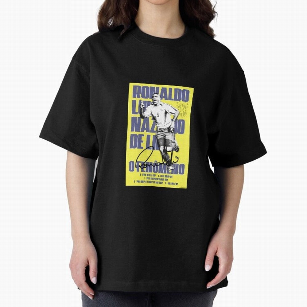 R9 Ronaldo Nazario Oversized T-Shirt Bring Legendary Rivalry Energy to FIFA World Cup 2026 for Fans of Haaland and Mbappe and Brazil, Portugal and Argentina, Bringing Tournament Hype, Historic Matchups, Family Viewing Parties and Global Sports