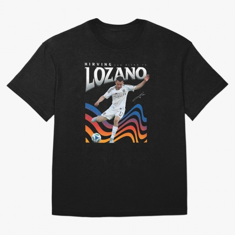 Hirving Lozano San Diego Fc Oversized T-Shirt Bring a Vintage Feel to Global Football Passion for FIFA World Cup 2026, Centered on Messi, CR7 and Mbappe, Netherlands, Soccer Culture, Superstar Moments, National Team Dreams and Competitive Fire;