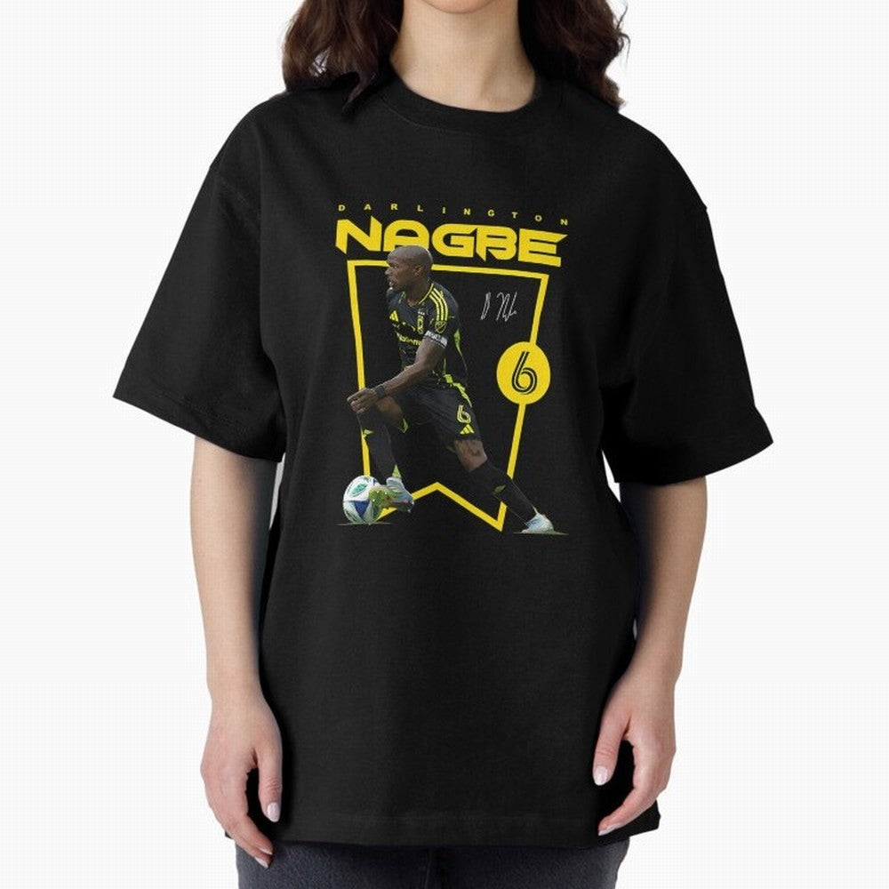 Darlington Nagbe Columbus Crew Oversized T-Shirt Bring Trophy Dreams to FIFA World Cup 2026 for Fans of Cristiano Ronaldo, Haaland and CR7 and Portugal, Bringing Football Passion, Legendary Performances, Festival Vibes and Supporter Community;