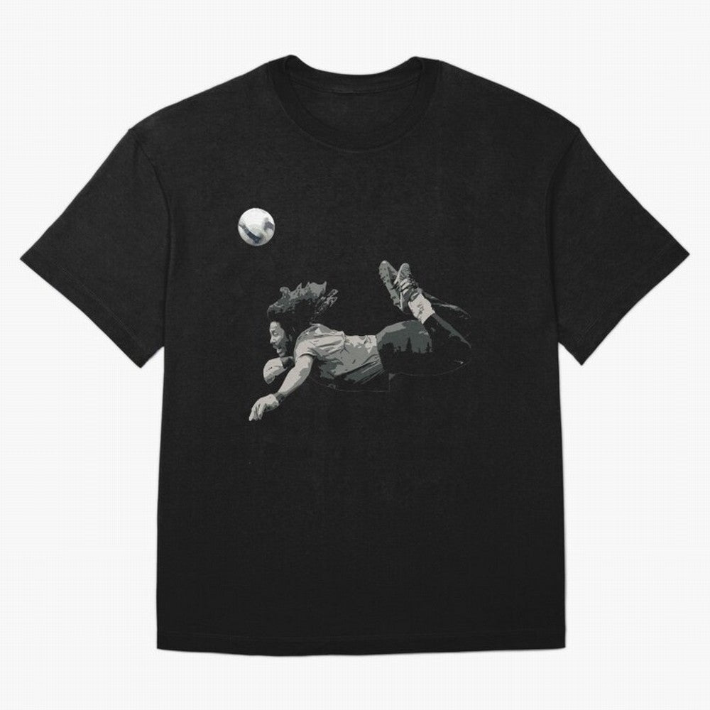 Rene Higuitas Scorpion Kick35 Oversized T-Shirt Show Your Love for Global Football Passion for FIFA World Cup 2026 USA Canada Mexico, Capturing CR7 and Messi, England and Germany, Vintage Soccer Flavor, Modern Football Stars, National Flags and
