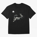 Rene Higuitas Scorpion Kick35 Oversized T-Shirt Show Your Love for Global Football Passion for FIFA World Cup 2026 USA Canada Mexico, Capturing CR7 and Messi, England and Germany, Vintage Soccer Flavor, Modern Football Stars, National Flags and