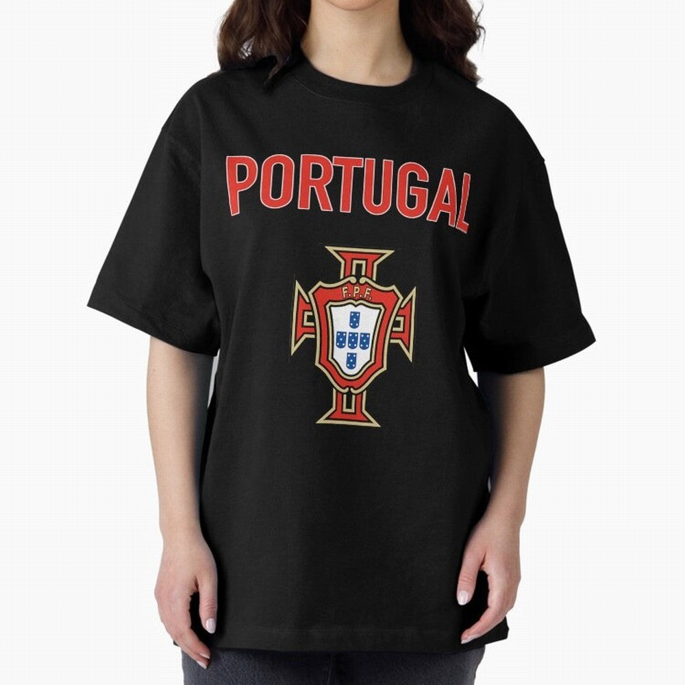 Portugal Oversized T-Shirt Keep Football History Alive during Match Day Hype around FIFA World Cup 2026 Group Stage, Neymar, Brazil, Portugal and Argentina, Football Festival Excitement, Trophy Ambitions, Country Rivalries and Star Player Buzz;