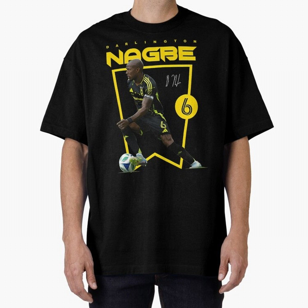 Darlington Nagbe Columbus Crew Oversized T-Shirt Celebrate Classic Football Spirit in Global Football Passion for FIFA World Cup 2026, Made for Neymar, Argentina, France and Brazil, Champion Mindset, Group Stage Buzz, Knockout Tension and