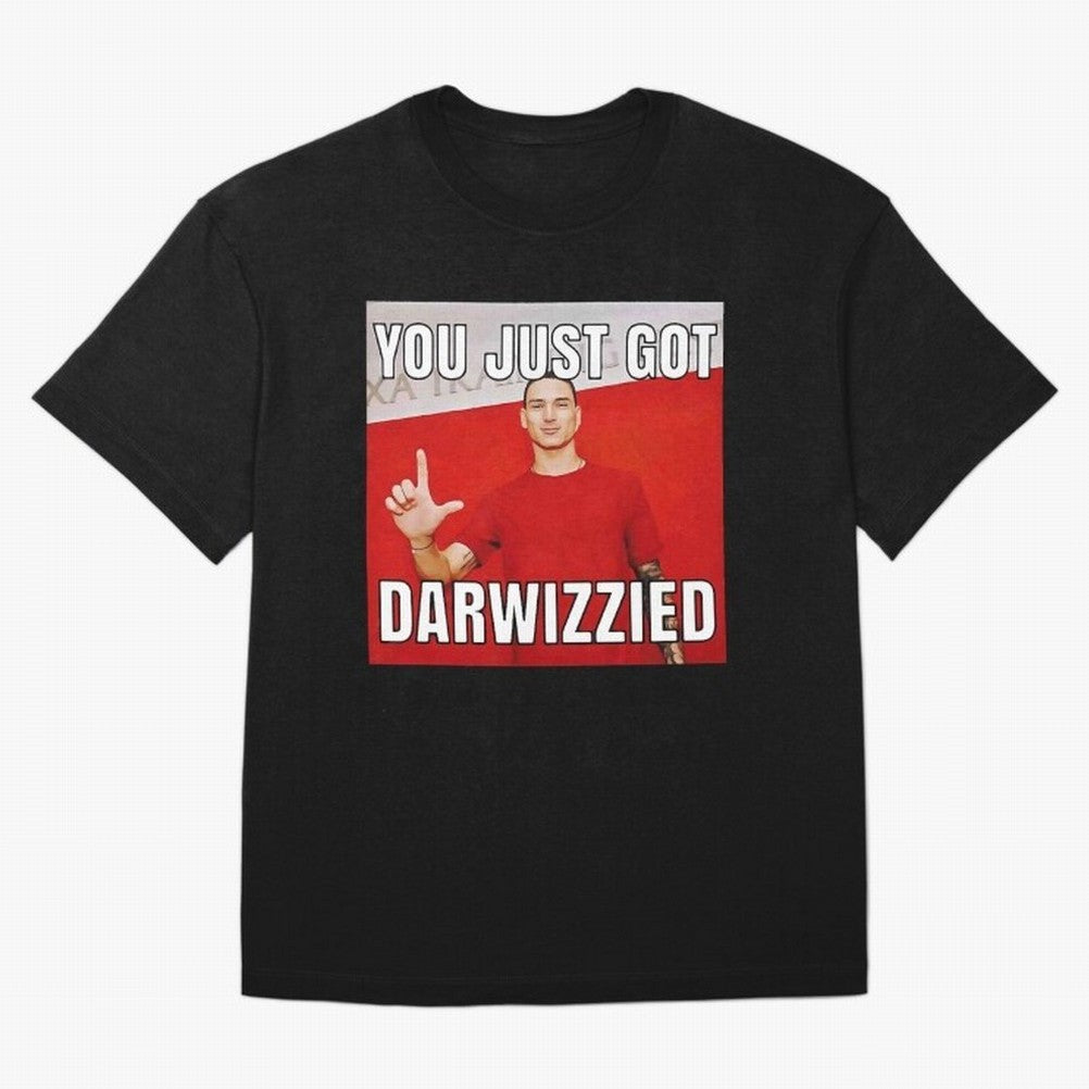 You Just Got Darwizzied Active Oversized T-Shirt Back the Journey through Match Day Hype around FIFA World Cup 2026 Group Stage, Haaland and Mbappe, Germany, Global Supporter Spirit, Legendary Goals, National Colors and Tournament Celebration;
