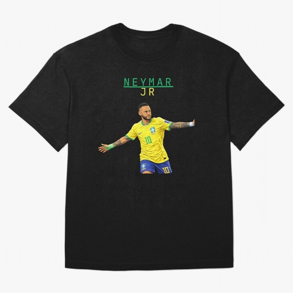 Neymar Oversized T-Shirt Follow Every Goal of the FIFA World Cup 2026 USA Canada Mexico Journey through Cristiano Ronaldo, Haaland and CR7 Highlights, England and Germany Pride, Sports Nostalgia, International Competition, Famous Players and