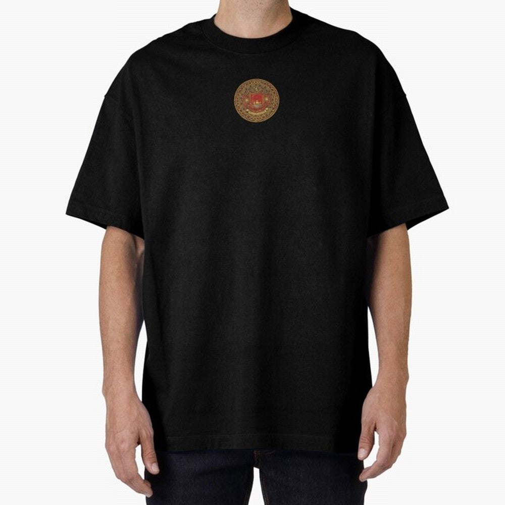 The Crimson Dominion Oversized T-Shirt Celebrate Fan Culture around FIFA World Cup 2026 Spirit, Centered on Argentina, Messi, Football Festival Excitement, Trophy Ambitions, Country Rivalries and Star Player Buzz; Ideal for Football Dads, Football